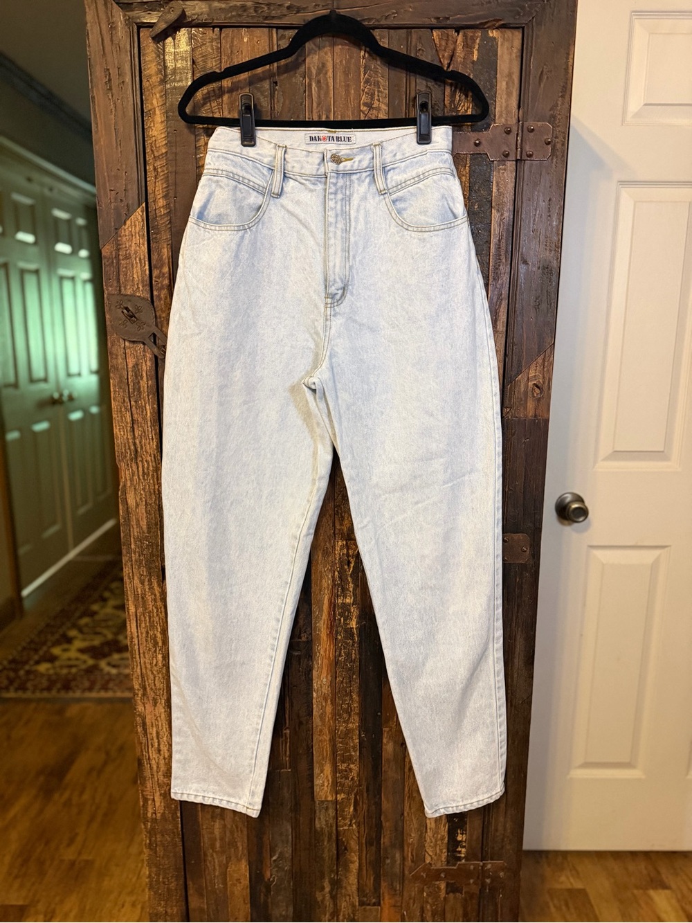 Vintage 80s 90s Dakota Blue Jeans 11 High Waist Acid Wash Mom old school